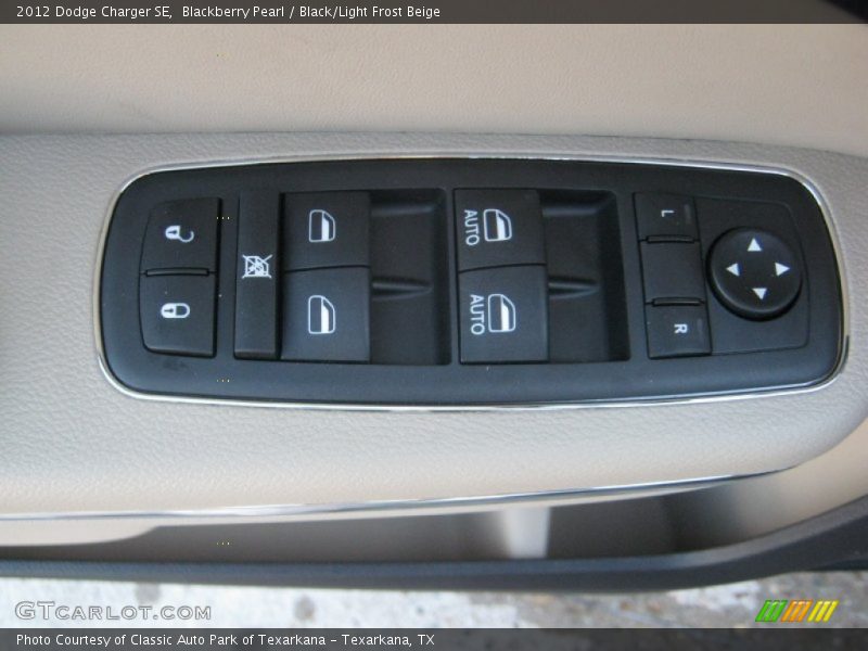 Blackberry Pearl / Black/Light Frost Beige 2012 Dodge Charger SE