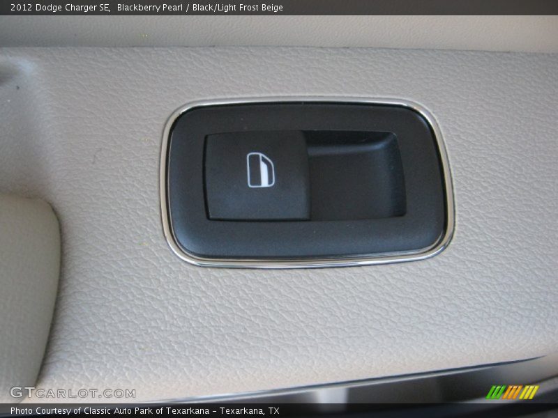 Blackberry Pearl / Black/Light Frost Beige 2012 Dodge Charger SE