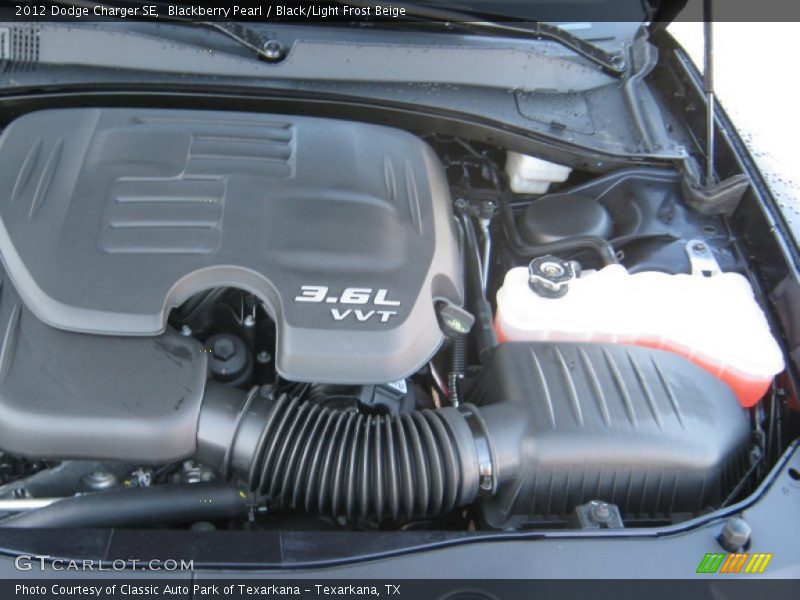 Blackberry Pearl / Black/Light Frost Beige 2012 Dodge Charger SE