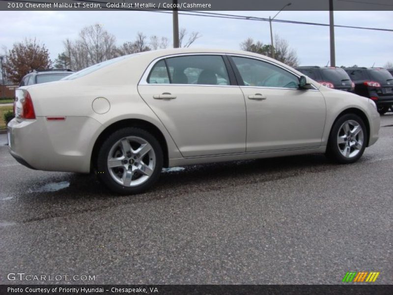 Gold Mist Metallic / Cocoa/Cashmere 2010 Chevrolet Malibu LT Sedan