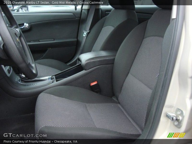 Gold Mist Metallic / Cocoa/Cashmere 2010 Chevrolet Malibu LT Sedan