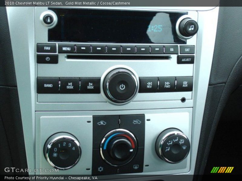 Gold Mist Metallic / Cocoa/Cashmere 2010 Chevrolet Malibu LT Sedan