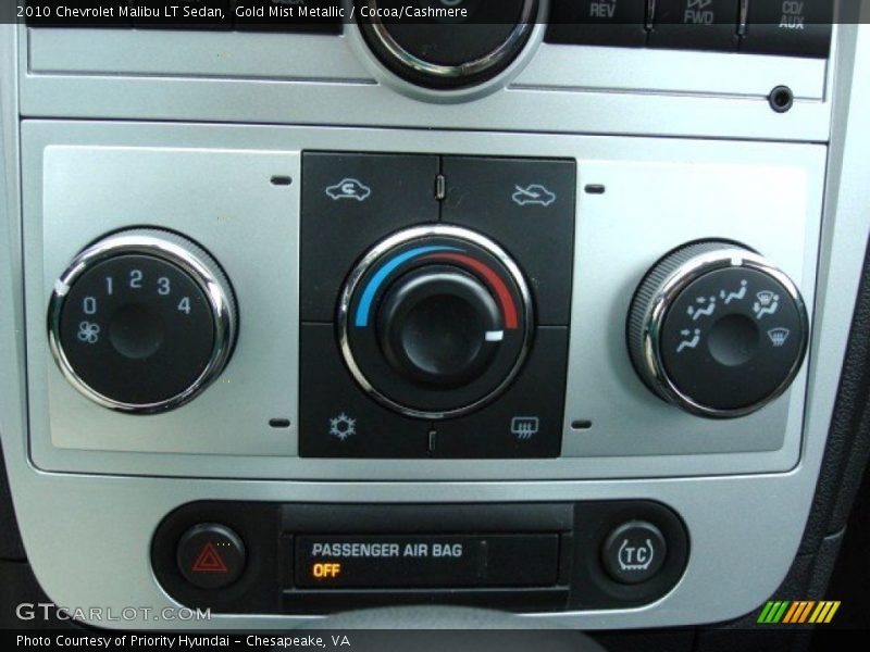 Gold Mist Metallic / Cocoa/Cashmere 2010 Chevrolet Malibu LT Sedan