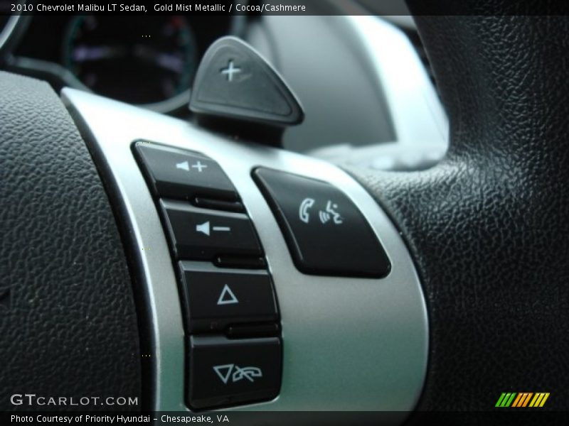 Gold Mist Metallic / Cocoa/Cashmere 2010 Chevrolet Malibu LT Sedan