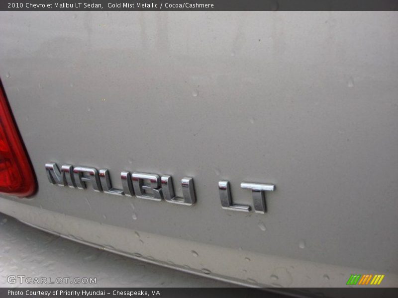 Gold Mist Metallic / Cocoa/Cashmere 2010 Chevrolet Malibu LT Sedan