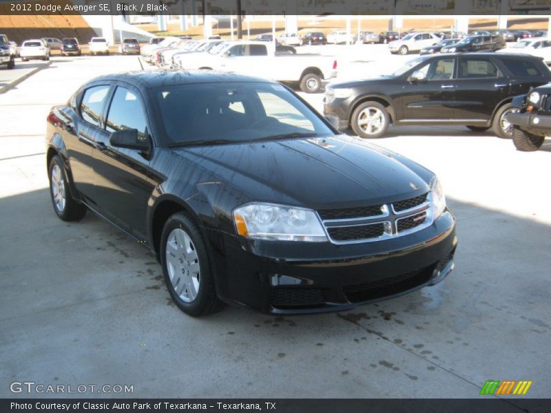 Black / Black 2012 Dodge Avenger SE
