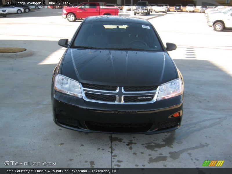 Black / Black 2012 Dodge Avenger SE