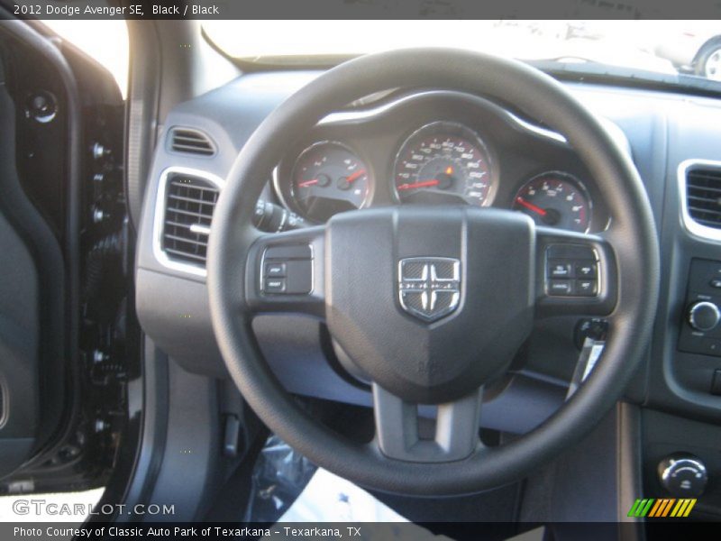 Black / Black 2012 Dodge Avenger SE