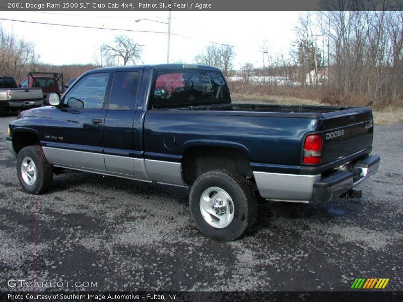 Patriot Blue Pearl / Agate 2001 Dodge Ram 1500 SLT Club Cab 4x4
