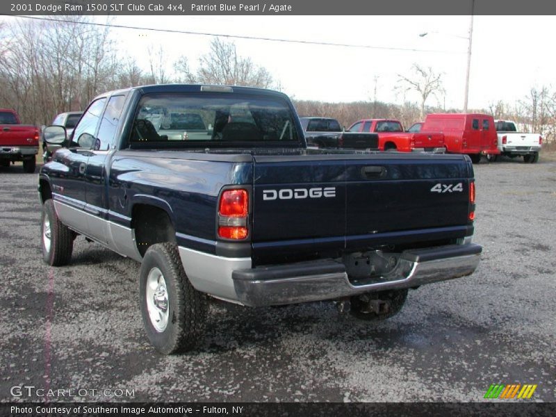 Patriot Blue Pearl / Agate 2001 Dodge Ram 1500 SLT Club Cab 4x4