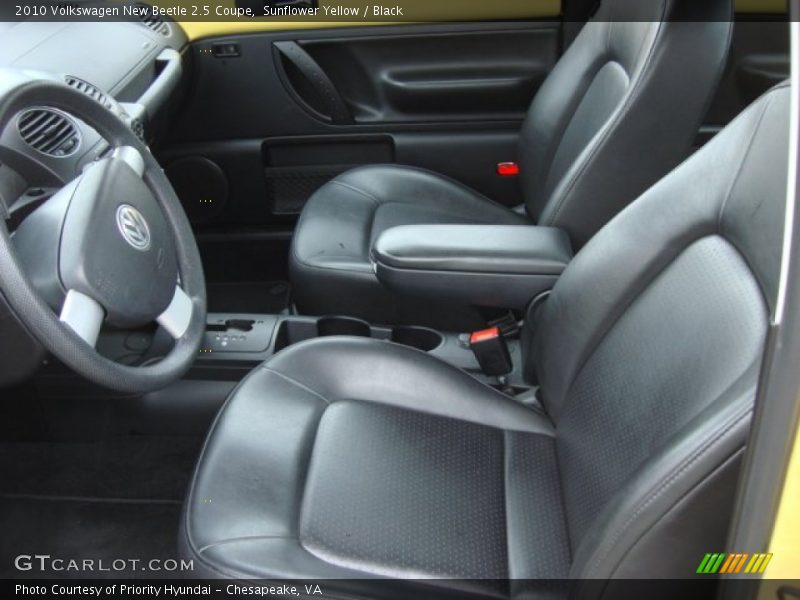 Sunflower Yellow / Black 2010 Volkswagen New Beetle 2.5 Coupe
