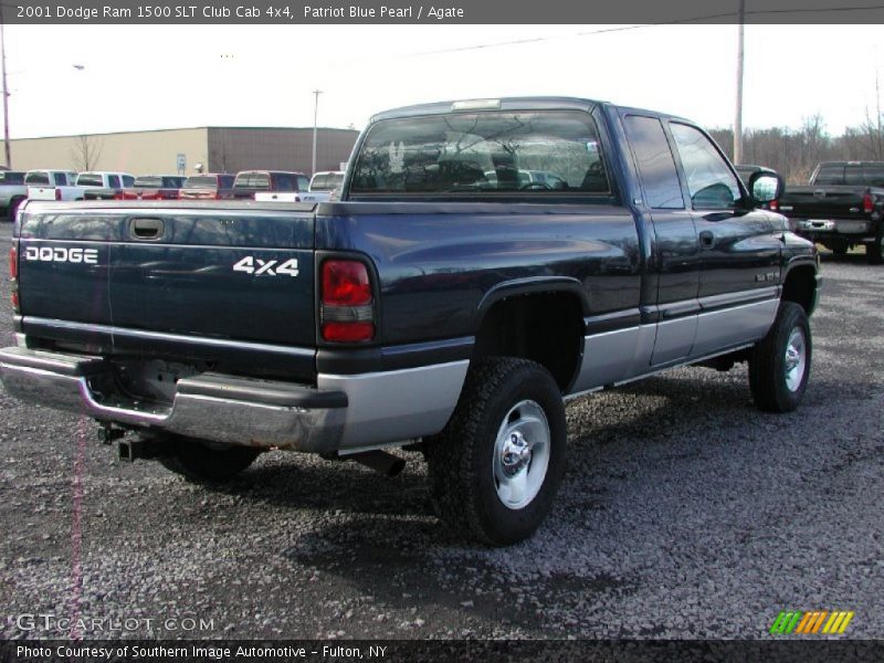 Patriot Blue Pearl / Agate 2001 Dodge Ram 1500 SLT Club Cab 4x4