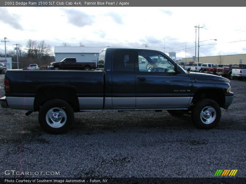 Patriot Blue Pearl / Agate 2001 Dodge Ram 1500 SLT Club Cab 4x4