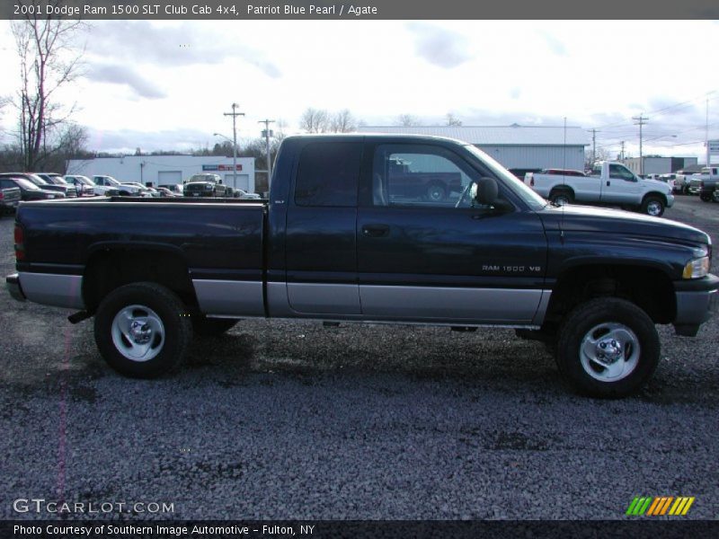 Patriot Blue Pearl / Agate 2001 Dodge Ram 1500 SLT Club Cab 4x4