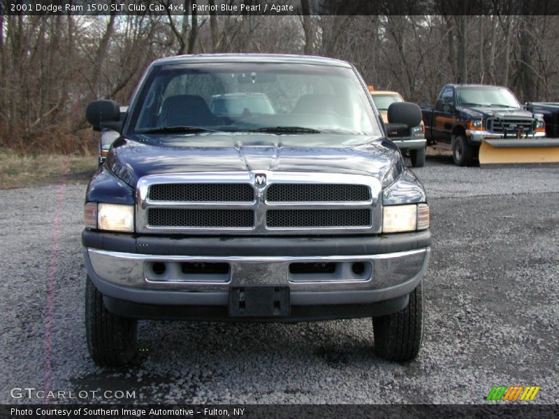 Patriot Blue Pearl / Agate 2001 Dodge Ram 1500 SLT Club Cab 4x4