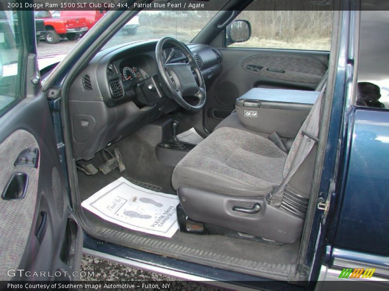 Patriot Blue Pearl / Agate 2001 Dodge Ram 1500 SLT Club Cab 4x4