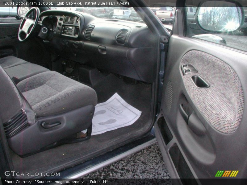 Patriot Blue Pearl / Agate 2001 Dodge Ram 1500 SLT Club Cab 4x4