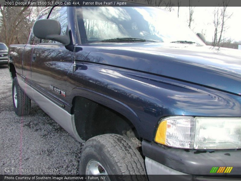 Patriot Blue Pearl / Agate 2001 Dodge Ram 1500 SLT Club Cab 4x4