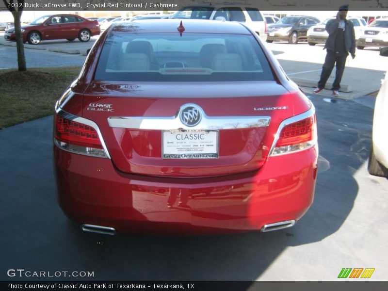 Crystal Red Tintcoat / Cashmere 2012 Buick LaCrosse FWD