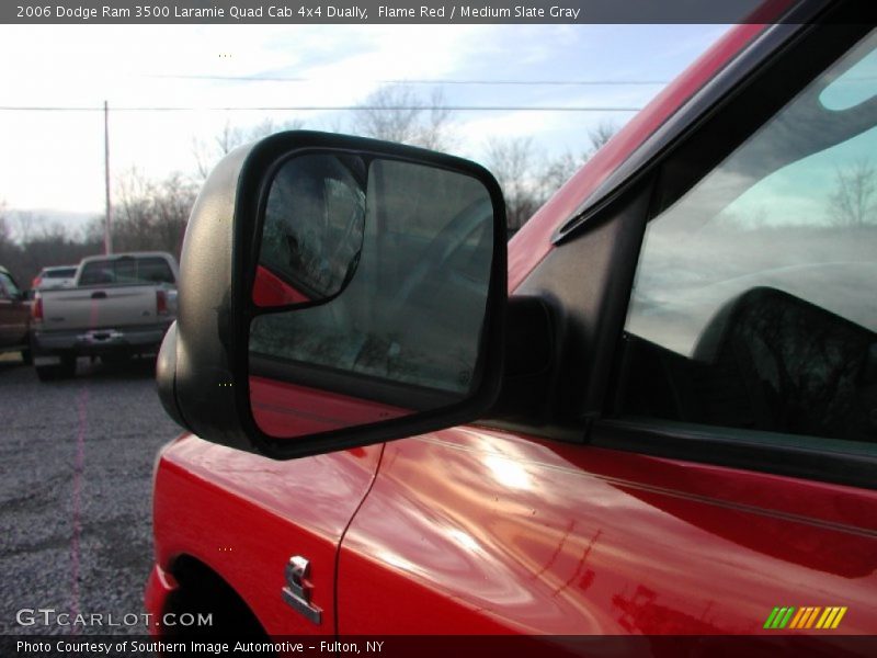 Flame Red / Medium Slate Gray 2006 Dodge Ram 3500 Laramie Quad Cab 4x4 Dually