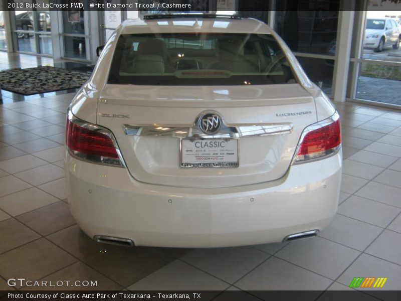 White Diamond Tricoat / Cashmere 2012 Buick LaCrosse FWD