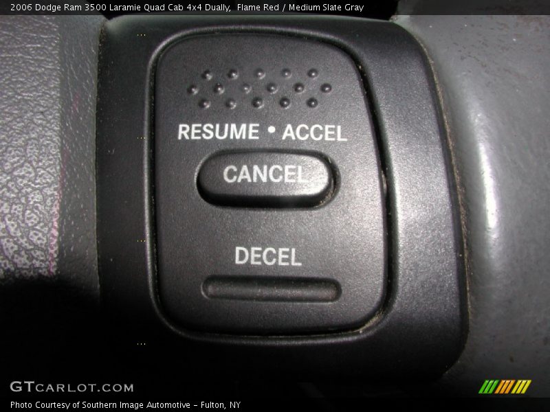 Flame Red / Medium Slate Gray 2006 Dodge Ram 3500 Laramie Quad Cab 4x4 Dually