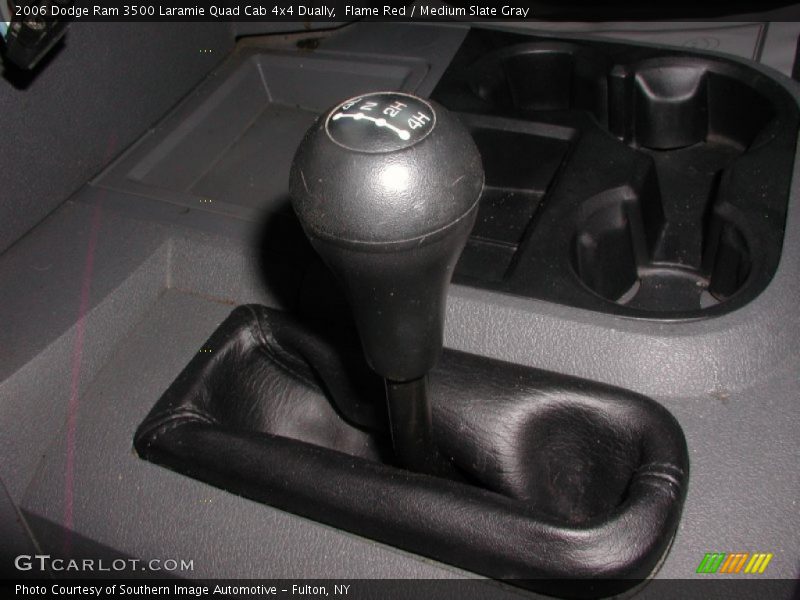 Flame Red / Medium Slate Gray 2006 Dodge Ram 3500 Laramie Quad Cab 4x4 Dually