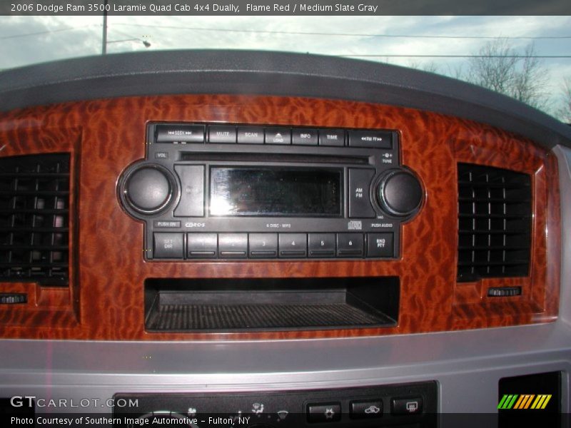 Flame Red / Medium Slate Gray 2006 Dodge Ram 3500 Laramie Quad Cab 4x4 Dually