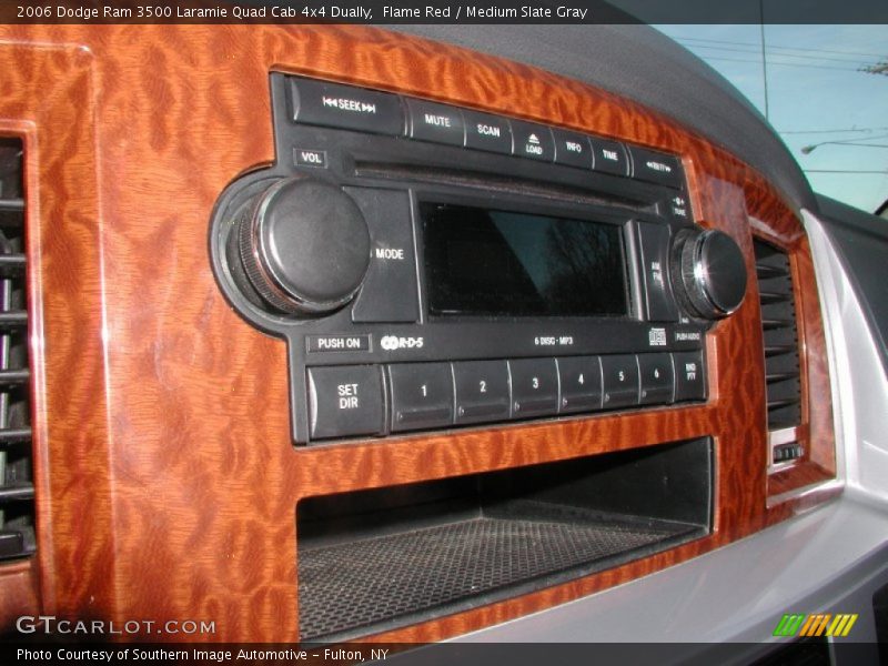 Flame Red / Medium Slate Gray 2006 Dodge Ram 3500 Laramie Quad Cab 4x4 Dually