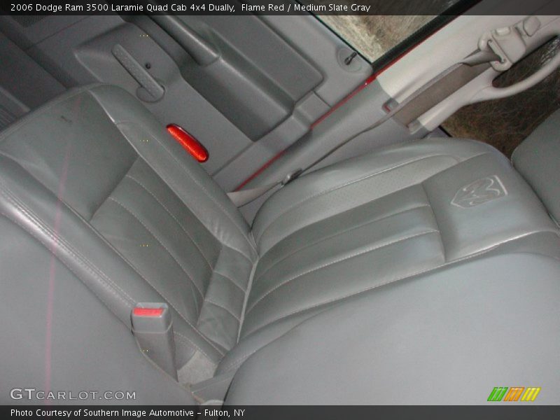 Flame Red / Medium Slate Gray 2006 Dodge Ram 3500 Laramie Quad Cab 4x4 Dually