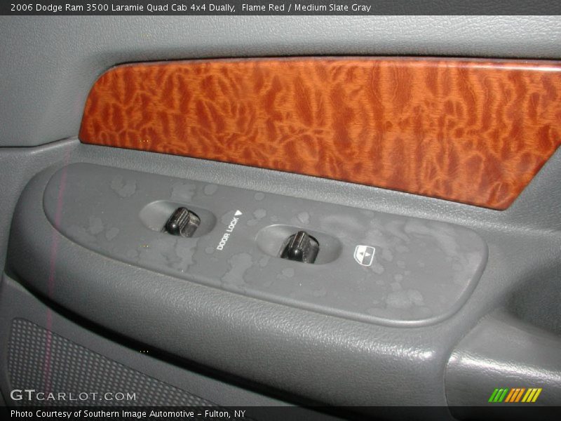 Flame Red / Medium Slate Gray 2006 Dodge Ram 3500 Laramie Quad Cab 4x4 Dually