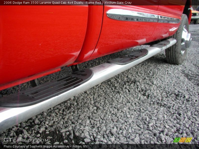 Flame Red / Medium Slate Gray 2006 Dodge Ram 3500 Laramie Quad Cab 4x4 Dually