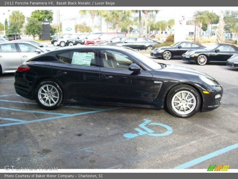 Basalt Black Metallic / Luxor Beige 2012 Porsche Panamera V6