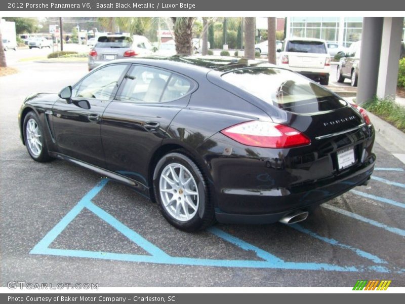 Basalt Black Metallic / Luxor Beige 2012 Porsche Panamera V6