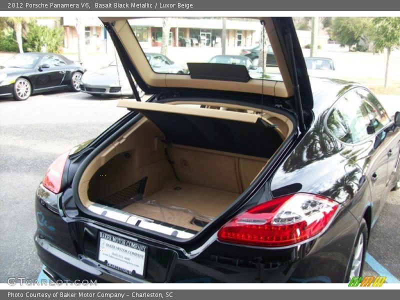 Basalt Black Metallic / Luxor Beige 2012 Porsche Panamera V6