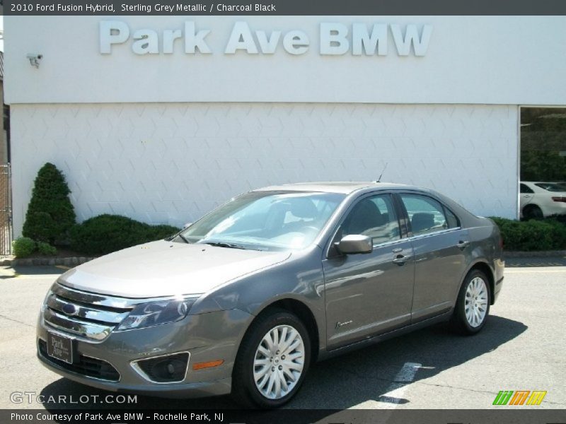 Sterling Grey Metallic / Charcoal Black 2010 Ford Fusion Hybrid