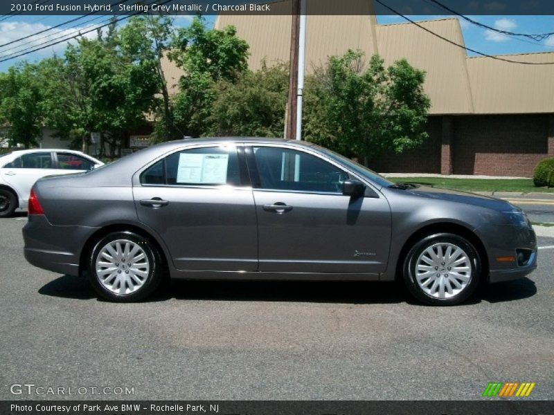 Sterling Grey Metallic / Charcoal Black 2010 Ford Fusion Hybrid