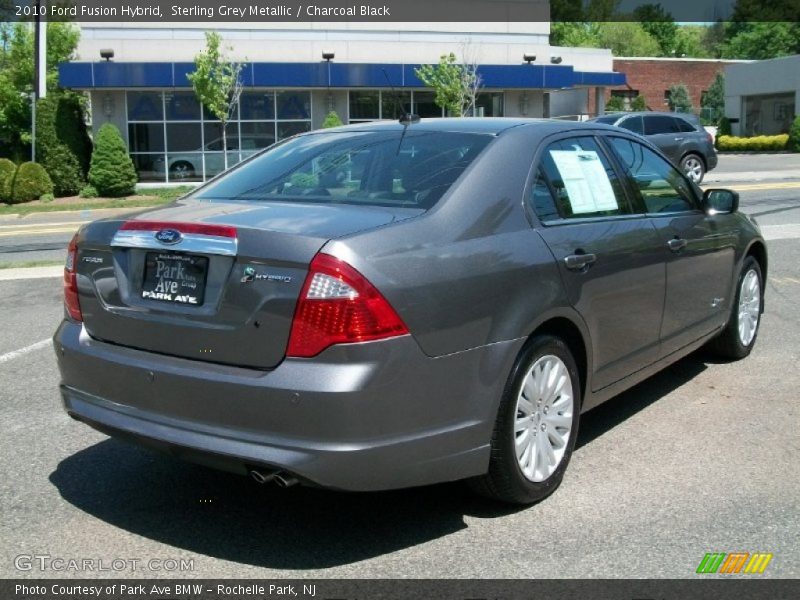 Sterling Grey Metallic / Charcoal Black 2010 Ford Fusion Hybrid
