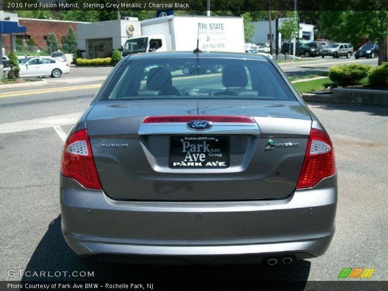 Sterling Grey Metallic / Charcoal Black 2010 Ford Fusion Hybrid