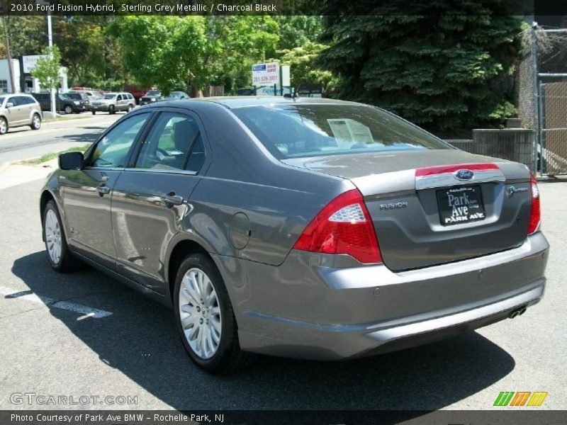 Sterling Grey Metallic / Charcoal Black 2010 Ford Fusion Hybrid