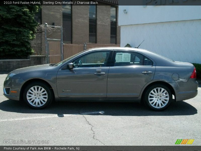 Sterling Grey Metallic / Charcoal Black 2010 Ford Fusion Hybrid