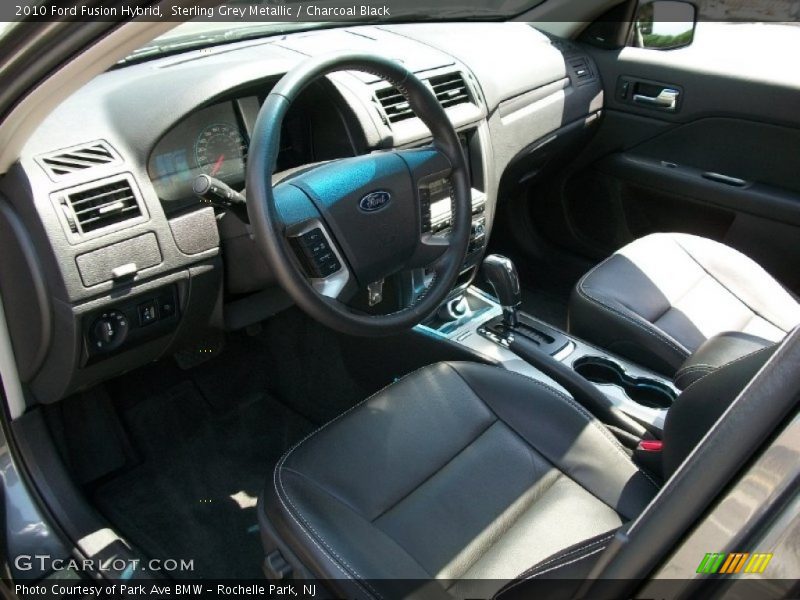 Sterling Grey Metallic / Charcoal Black 2010 Ford Fusion Hybrid