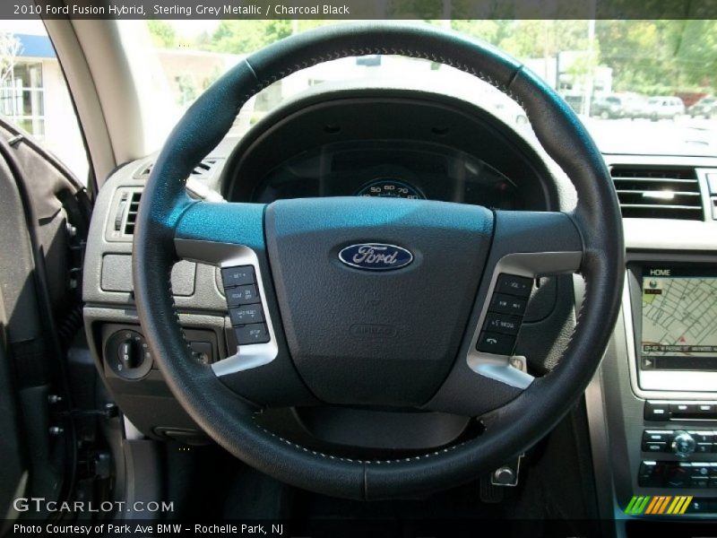 Sterling Grey Metallic / Charcoal Black 2010 Ford Fusion Hybrid