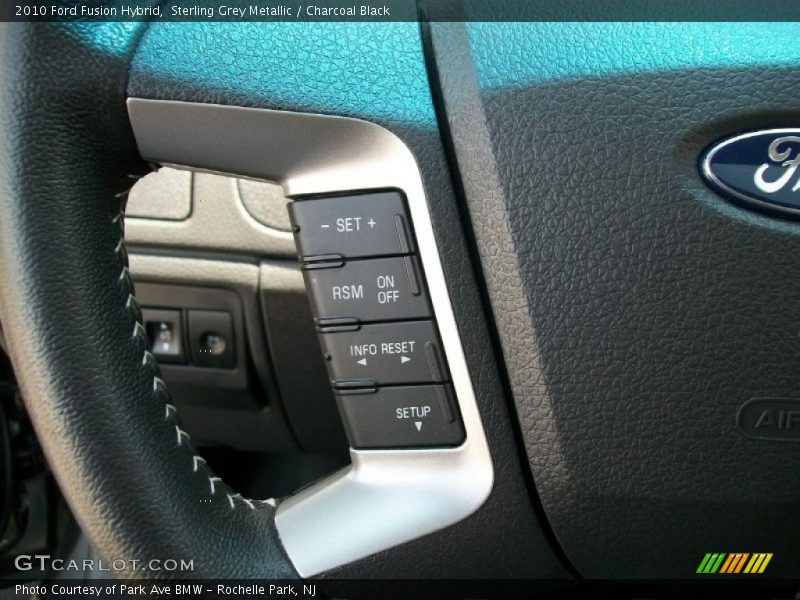 Sterling Grey Metallic / Charcoal Black 2010 Ford Fusion Hybrid