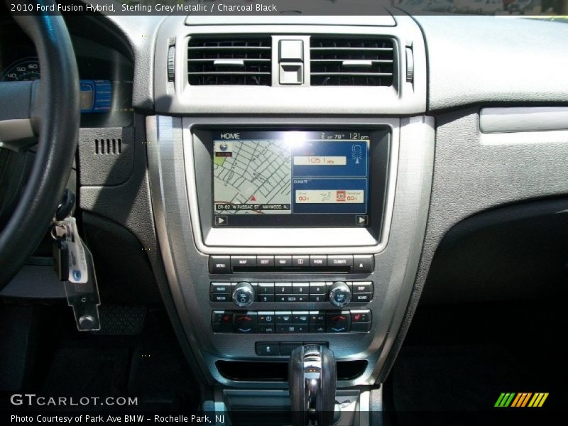 Sterling Grey Metallic / Charcoal Black 2010 Ford Fusion Hybrid