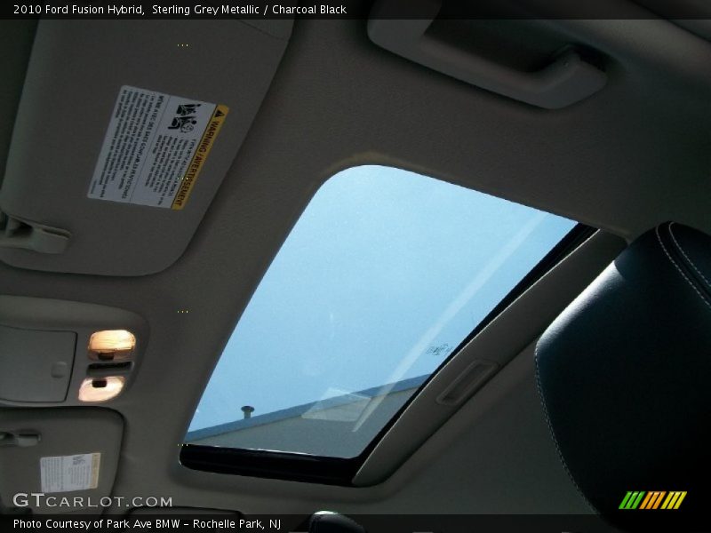 Sterling Grey Metallic / Charcoal Black 2010 Ford Fusion Hybrid