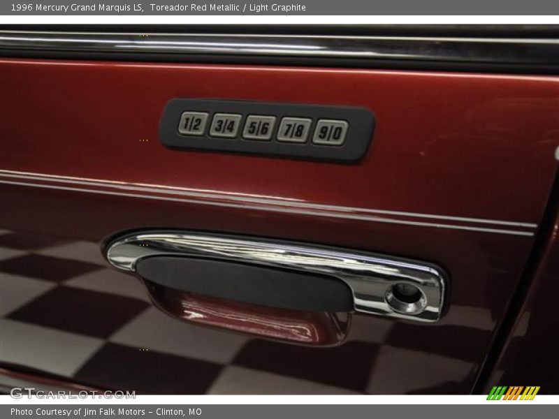Toreador Red Metallic / Light Graphite 1996 Mercury Grand Marquis LS