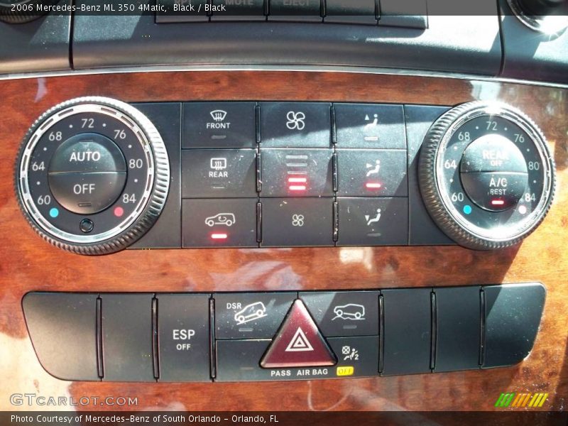 Black / Black 2006 Mercedes-Benz ML 350 4Matic