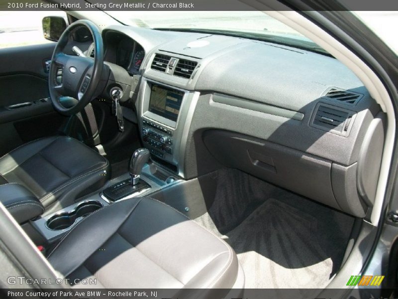 Sterling Grey Metallic / Charcoal Black 2010 Ford Fusion Hybrid
