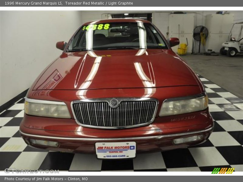 Toreador Red Metallic / Light Graphite 1996 Mercury Grand Marquis LS